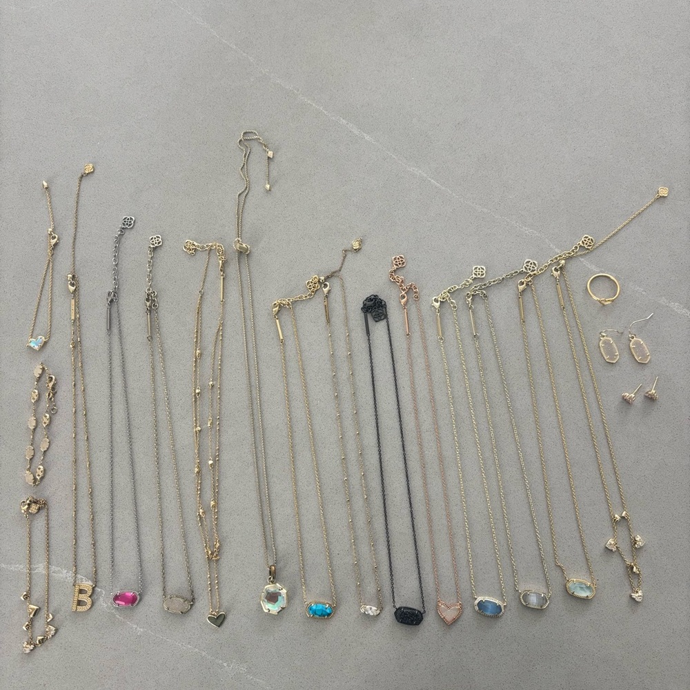 Kendra Scott Gold and Silver Necklace Collection